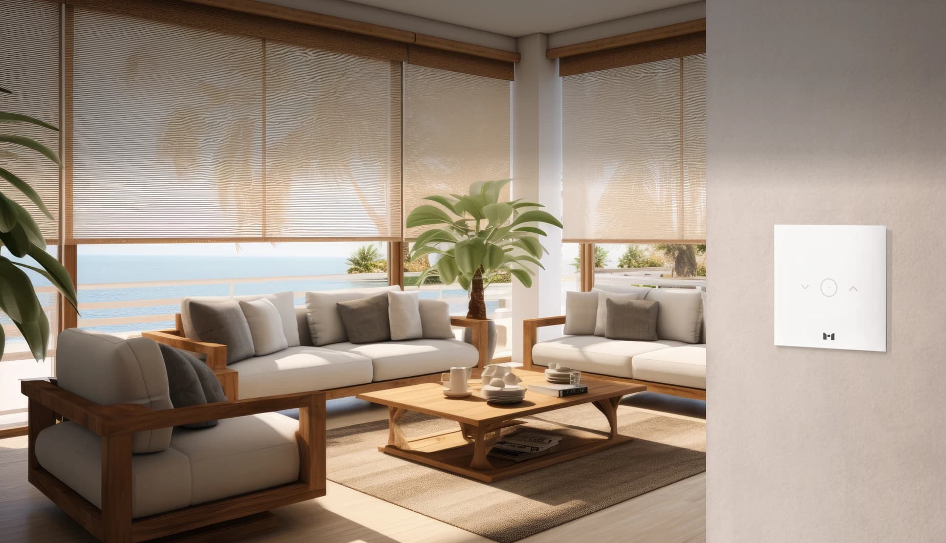 Smart Blind Panel attaches upto 16 blinds