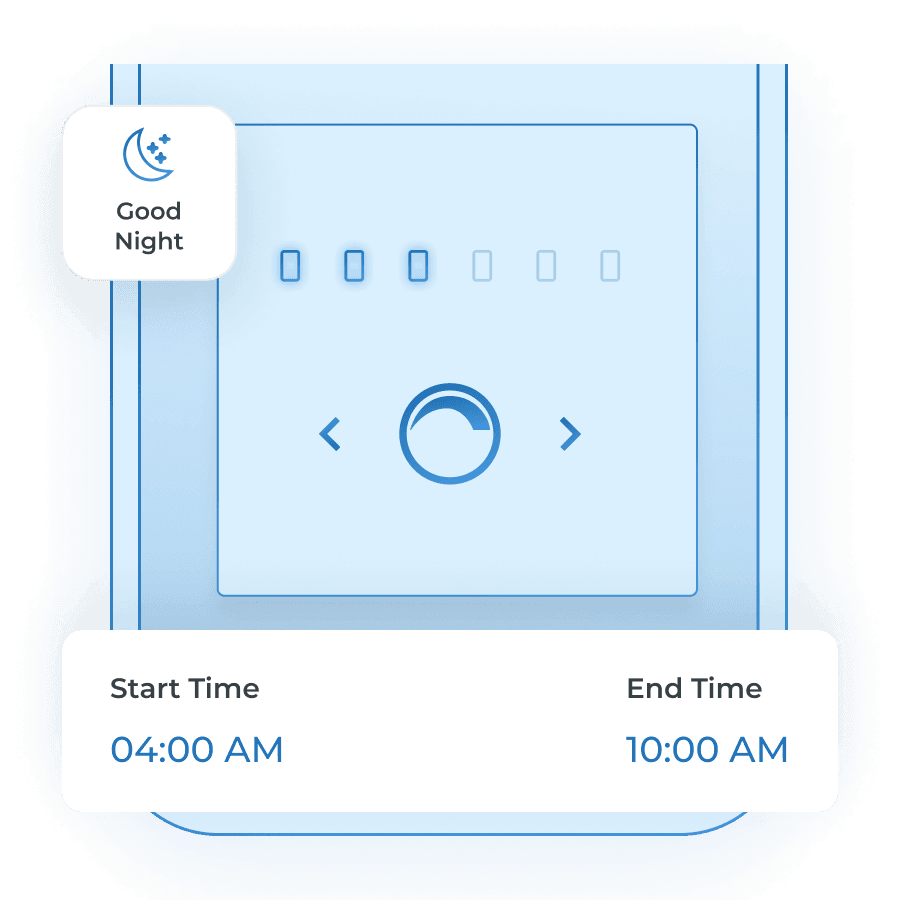 Good Night scene with MTronic Smart Dimmer