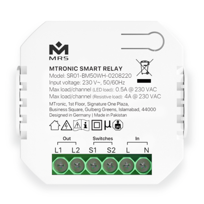 Smart relay which turns your simple switch into smart switch, product by MTronic